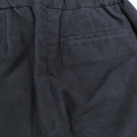 MARGARET HOWELL BRUSHED COTTON TWILL 578-3242004 サイズ0 イージー パンツ 23AW ネイビー レディース マーガレットハウエル【中古】4-0402T♪