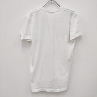 AURALEE SEAMLESS V-NECK TEE A00V06ST サイズ1 コットン 半袖Ｔシャツ カットソー ホワイト レディース オーラリー【中古】4-0516S◎