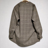 un/unbient V-neck Pullover Shirt  Wool Flannel Vネックプルオーバーシャツ 定価35200円 長袖シャツ カーキ メンズ アン【中古】4-1005T∞