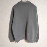 crepuscule MOSS STITCH L 鹿の子スウェット コットン サイズF スウェット グレー レディース クレプスキュール【中古】4-0414M△