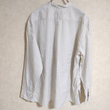 MARGARET HOWELL SHEER COTTON 578-2153009 サイズ2 バンドカラー 長袖シャツ 2021SS グレー レディース マーガレットハウエル【中古】4-0806M△