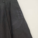 MARGARET HOWELL 578-7132004 サイズ1 リネン ロングスカート ブラック レディース マーガレットハウエル【中古】4-0506M♪