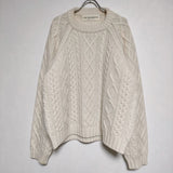 Shinzone CABLE KNIT PO ローゲージケーブル セーター 20AMSN163 ニット アイボリー レディース シンゾーン【中古】4-0925T∞