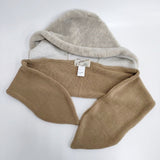 R&D.M.Co- 未使用品 hoodie muffler フーディーマフラー 6513 定価39600円 23AW ベージュ レディース オールドマンズテーラー【中古】4-0402T♪