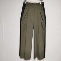 Sacai suiting pants サイドラインスラックス 21-05656 パンツ カーキ レディース サカイ【中古】4-0905T∞