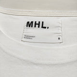 MHL. DRY COTTON JERSEY 595-3169501 サイズ2 長袖Ｔシャツ カットソー ロンＴ 2022 ホワイト レディース エムエイチエル【中古】4-0705M△