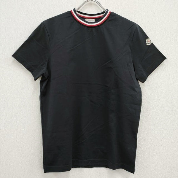 MONCLER MAGLIA T-SHIRT D10918028300 8390Y S 半袖Ｔシャツ カットソー ネイビー レディース モンクレール【中古】4-0428S♪