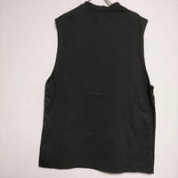 BATONER AIR BIG TANK TOP BN-22SL-056 コットンTシャツ　チュニック ノースリーブ カットソー ブラック レディース バトナー【中古】4-0605S∞