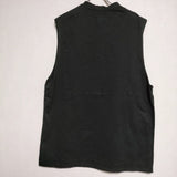 BATONER AIR BIG TANK TOP BN-22SL-056 コットンTシャツ　チュニック ノースリーブ カットソー ブラック レディース バトナー【中古】4-0605S∞