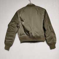 beautiful people pe twill MA-1 blouson サイズ130 ミリタリー ジャケット カーキ レディース ビューティフルピープル【中古】4-1102T∞