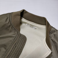 beautiful people pe twill MA-1 blouson サイズ130 ミリタリー ジャケット カーキ レディース ビューティフルピープル【中古】4-1102T∞