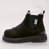 SUICOKE GORE-Sevab 24cm 定価41800円 サイドゴア ブーツ ブラック レディース スイコック【中古】4-1109T◎