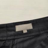 MARGARET HOWELL 578-2142002 LINEN TROUSERS サイズ1 パンツ 2022SS ネイビー レディース マーガレットハウエル【中古】4-0421M△