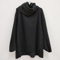 mame MM23FW-JS045 Scarf Style Knitted Pullover 定価41800円 サイズ1 ニット 23AW ブラック レディース マメクロゴウチ【中古】4-0409T♪