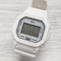 MHL./CASIO DW-5600VT G-SHOCK 595-173551 デジタル表示 腕時計 ホワイト レディース エムエイチエル/カシオ【中古】4-0904G◎