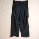 MHL. 595-3140506 ORGANIC LIGHT COTTON TWILL サイズ3 パンツ 2023SS ブラック レディース エムエイチエル【中古】4-0806G△