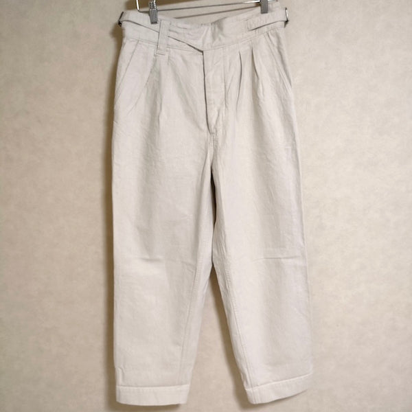 MHL. 595-0143502 NATURAL DENIM サイズ3 ナチュラルデニム パンツ 2020SS キナリ レディース エムエイチエル【中古】4-0806G△