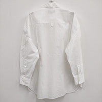 MARGARET HOWELL 578-3253010 MATT ORGANIC COTTON POPLIN サイズ1 長袖シャツ ホワイト レディース マーガレットハウエル【中古】4-0409M♪