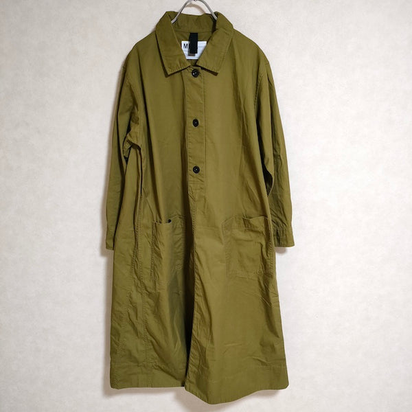 MHL. 595-2258503 SOFT DENSE COTTON サイズ2 ワンピース 2022AW カーキ レディース エムエイチエル【中古】4-0806M△