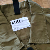 MHL. 595-2258503 SOFT DENSE COTTON サイズ2 ワンピース 2022AW カーキ レディース エムエイチエル【中古】4-0806M△