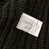 Oldderby Knitwear イギリス製 ウールアクリル ニット帽 帽子 ニットキャップ ブラック レディース オールドダービーニットウェア【中古】4-1118T◎