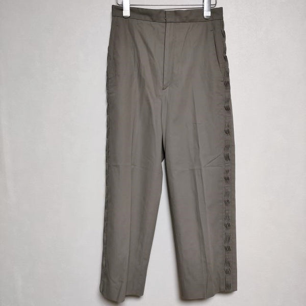 ROKU 6 BEAUTY&YOUTH SIDE PIN TUCK PANTS サイドピンタック パンツ グレージュ レディース ロクビューティアンドユース【中古】4-0505G∞