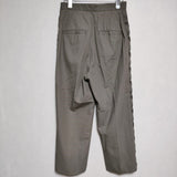 ROKU 6 BEAUTY&YOUTH SIDE PIN TUCK PANTS サイドピンタック パンツ グレージュ レディース ロクビューティアンドユース【中古】4-0505G∞