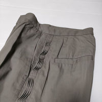 ROKU 6 BEAUTY&YOUTH SIDE PIN TUCK PANTS サイドピンタック パンツ グレージュ レディース ロクビューティアンドユース【中古】4-0505G∞