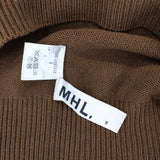 MHL. 595-8263505 サイズ2 CHUNKY WOOL ニット ブラウン レディース エムエイチエル【中古】4-1030T♪