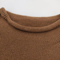 MHL. 595-8263505 サイズ2 CHUNKY WOOL ニット ブラウン レディース エムエイチエル【中古】4-1030T♪