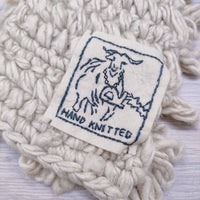 45R/45rpm HAND KNITTED ストール マフラー ベージュ レディース フォーティーファイブアールピーエム【中古】4-1118T◎