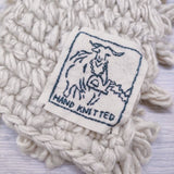 45R/45rpm HAND KNITTED ストール マフラー ベージュ レディース フォーティーファイブアールピーエム【中古】4-1118T◎