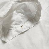 SM2 長袖 裾レース タック サイズF ブラウス シャツ ホワイト レディース サマンサモスモス【中古】4-0606M△