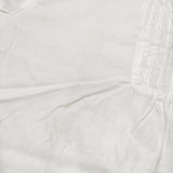 SM2 長袖 裾レース タック サイズF ブラウス シャツ ホワイト レディース サマンサモスモス【中古】4-0606M△