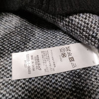 marimekko UNIKKO ウニッコ柄 ウール ノースリーブニット タートル ベスト ブルー ブラック レディース マリメッコ【中古】4-1130T∞