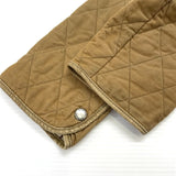 BURBERRY LONDON コーデュロイキルティング ノバチェック 中綿 ジャケット ベージュ レディース バーバリーロンドン【中古】4-0908T∞