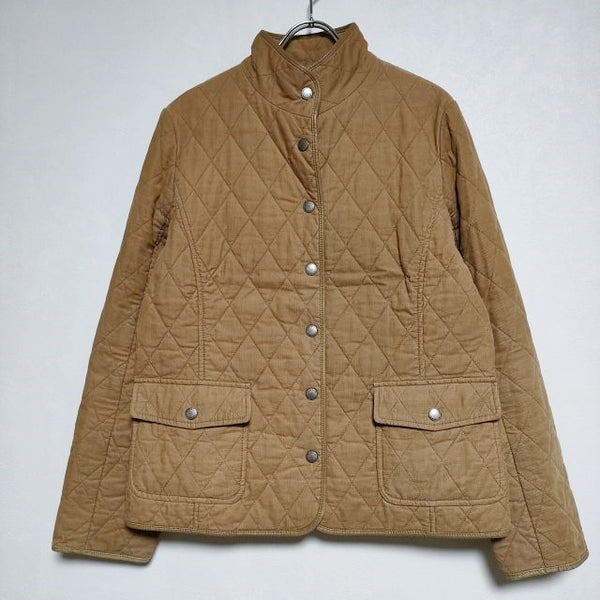 BURBERRY LONDON コーデュロイキルティング ノバチェック 中綿 ジャケット ベージュ レディース バーバリーロンドン【中古】4-0908T∞