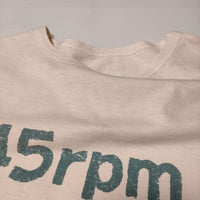 45R/45rpm プリントロゴ コットン サイズ1 半袖Ｔシャツ カットソー ピンク レディース フォーティーファイブアールピーエム【中古】4-0605S∞