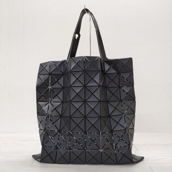 BAO BAO ISSEY MIYAKE LUCENT MATTE トートバッグ ブラック レディース バオバオイッセイミヤケ【中古】4-0518G◎