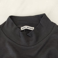 ISSEY MIYAKE IM14JK065 サイズL ハイネック ウールセーター ニット ブラック レディース イッセイミヤケ【中古】4-1110T♪