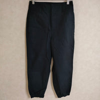 MHL. ORGANIC COTTON GABARDINE 595-3243501 サイズ0 チノパンツ 2023 ブラック レディース エムエイチエル【中古】4-0606G△