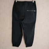 MHL. ORGANIC COTTON GABARDINE 595-3243501 サイズ0 チノパンツ 2023 ブラック レディース エムエイチエル【中古】4-0606G△