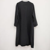 nest Robe 新品 シルクリネン 01173-1043 定価42000円 サイズF ワンピース ブラック レディース ネストローブ【中古】4-0503M♪