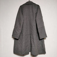 tricot COMME des GARCONS ウール フリル コート AD2008 グレー レディース トリココムデギャルソン【中古】4-1002A∞