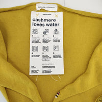 extreme cashmere エクストリームカシミア カシミヤ ホルターネック スカーフセット ニット イエロー レディース【中古】4-1123T♪