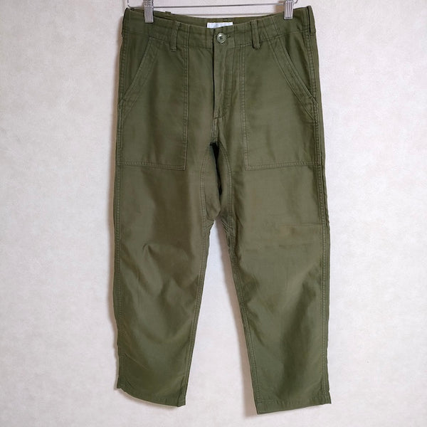 YAECA LIKEWEAR ベイカーパンツ 78604 サイズM パンツ カーキ タグ表記：OLIVE(SARTIN) レディース ヤエカ【中古】4-0513G△