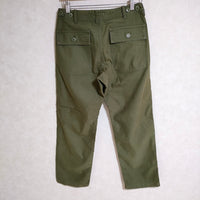 YAECA LIKEWEAR ベイカーパンツ 78604 サイズM パンツ カーキ タグ表記：OLIVE(SARTIN) レディース ヤエカ【中古】4-0513G△