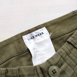 YAECA LIKEWEAR ベイカーパンツ 78604 サイズM パンツ カーキ タグ表記：OLIVE(SARTIN) レディース ヤエカ【中古】4-0513G△