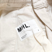 MHL. 595-9243503 コットントラウザー サイズ1 パンツ 2019 キナリ レディース エムエイチエル【中古】4-0513G△