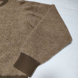 HYKE ALPACA SWEATER POWER SHOULDER アルパカ セーター 定価41800円 ニット 23AW ブラウン レディース ハイク【中古】4-1026T∞